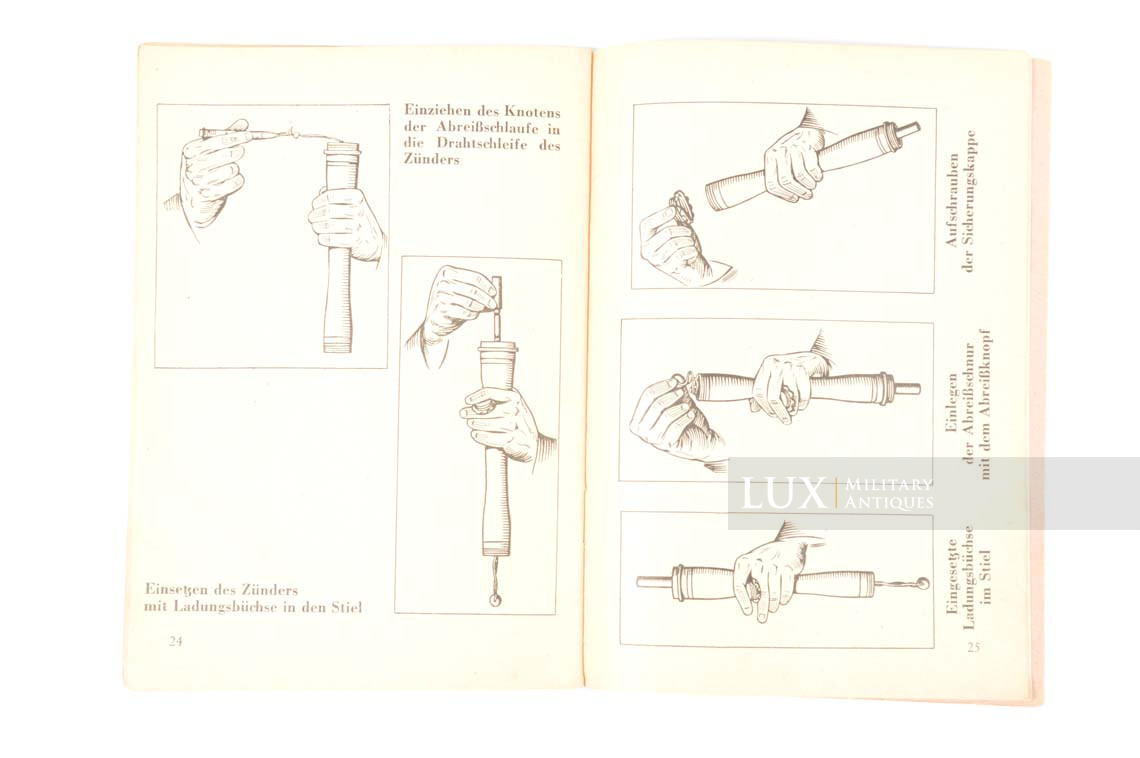 German hand grenades training booklet, « Die Handgranate 24 » - photo 13