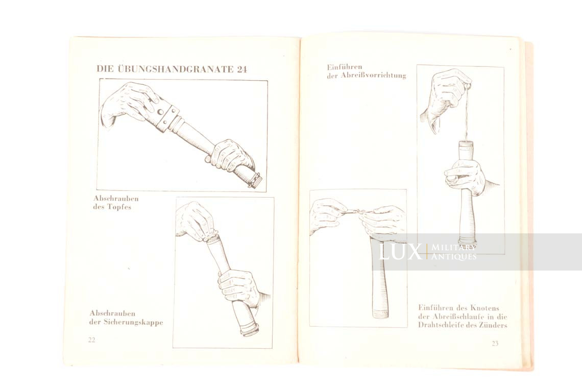 German hand grenades training booklet, « Die Handgranate 24 » - photo 14