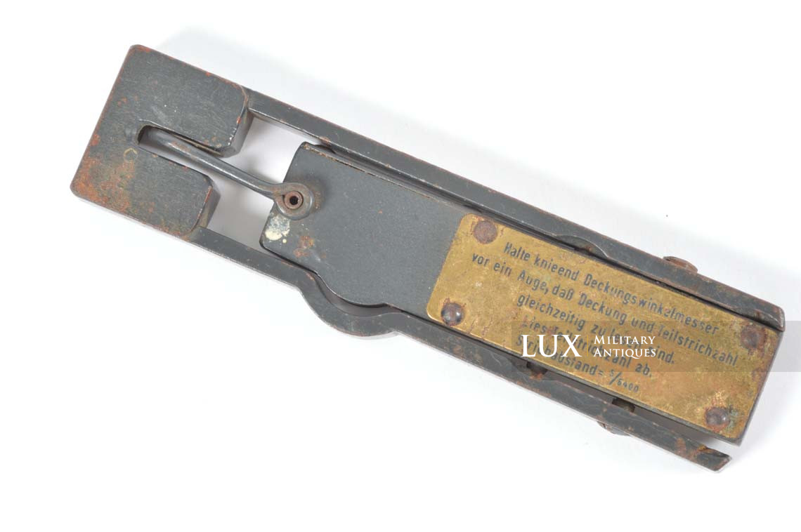 Instrument de mesure allemand pour le tir indirect, « Deckungswinkelmesser » - photo 8