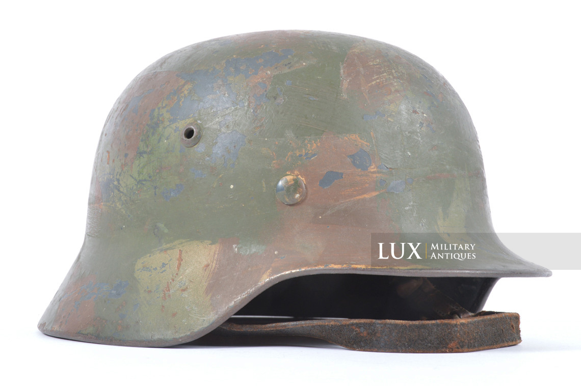 M35 Luftwaffe geometric three-tone camouflage combat helmet  - photo 10