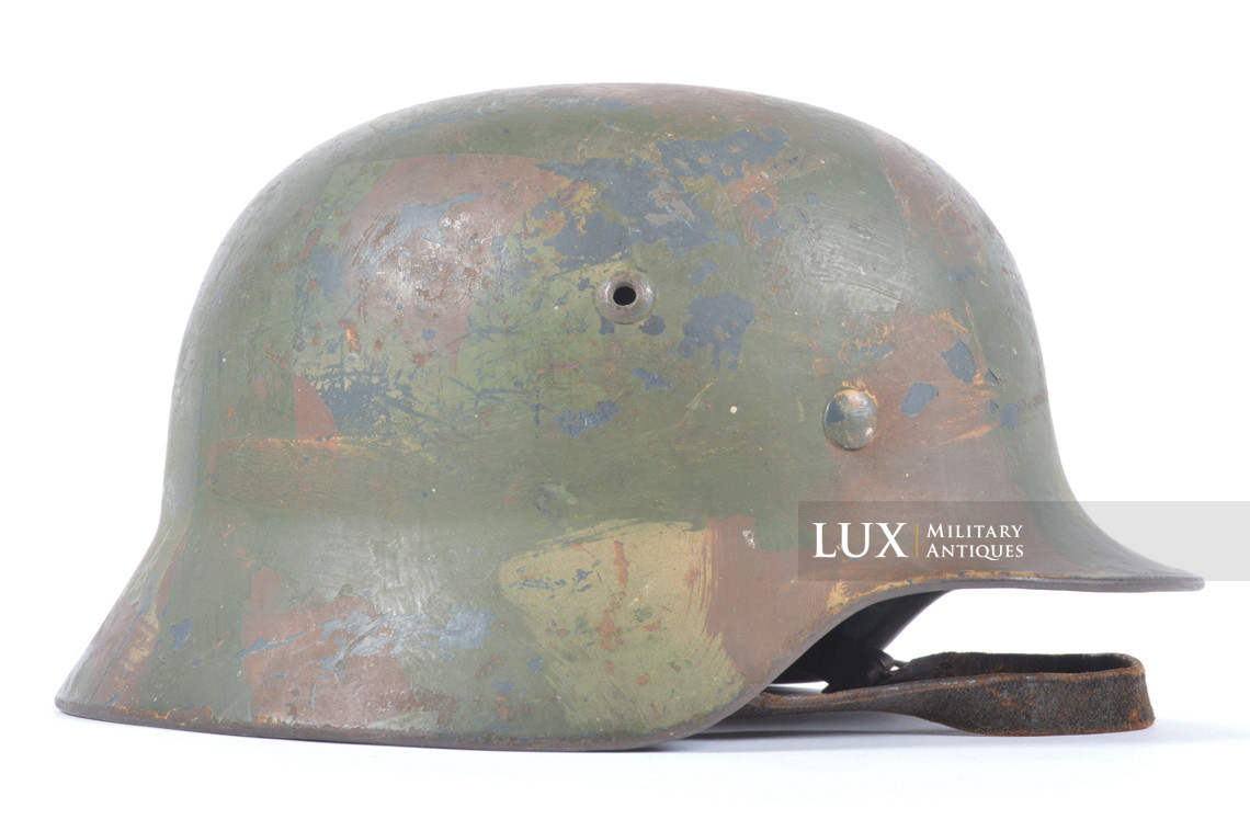 M35 Luftwaffe geometric three-tone camouflage combat helmet  - photo 11