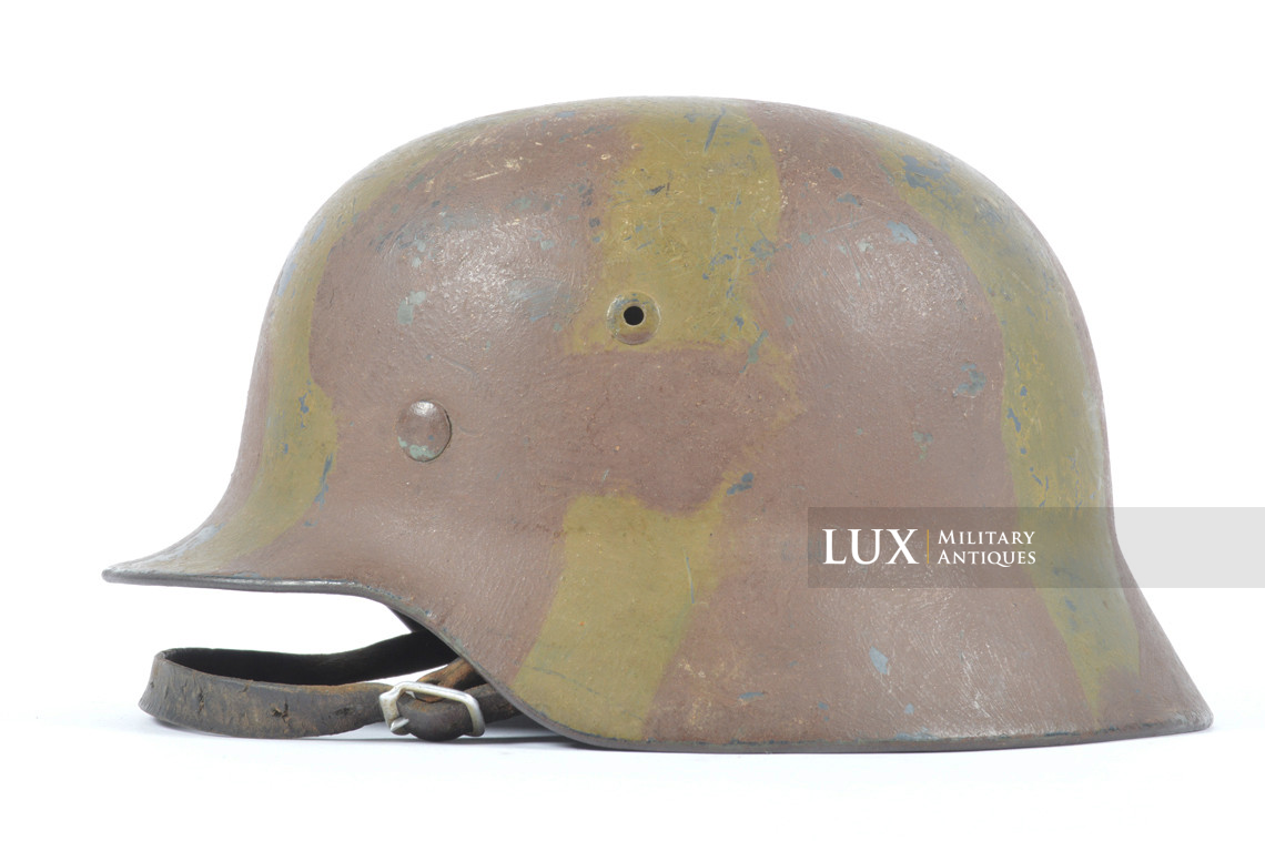 M35 Luftwaffe two-tone brushed camouflage helmet - photo 4