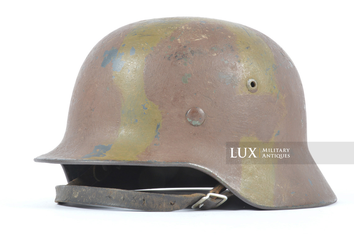 M35 Luftwaffe two-tone brushed camouflage helmet - photo 7