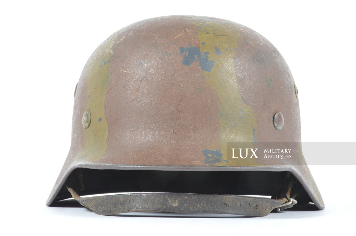 M35 Luftwaffe two-tone brushed camouflage helmet - photo 8