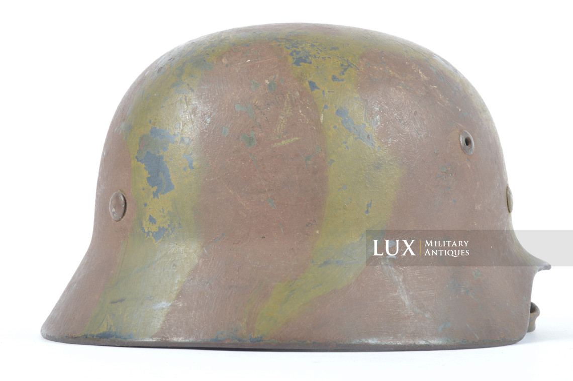 M35 Luftwaffe two-tone brushed camouflage helmet - photo 11