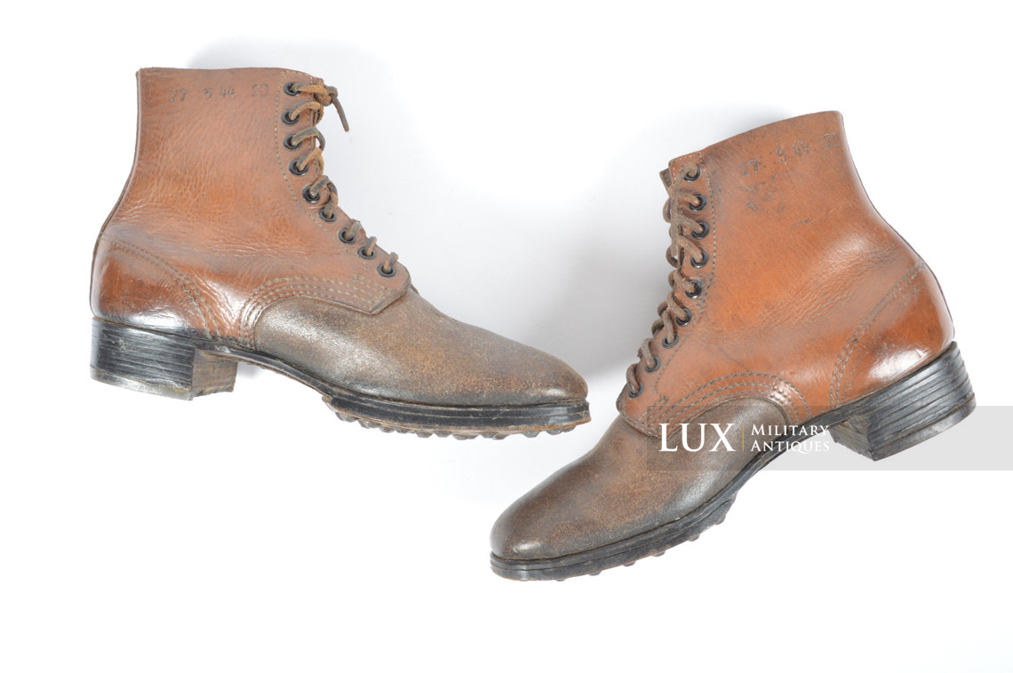 Late-war German low ankle combat boots, « 1944 » - photo 7