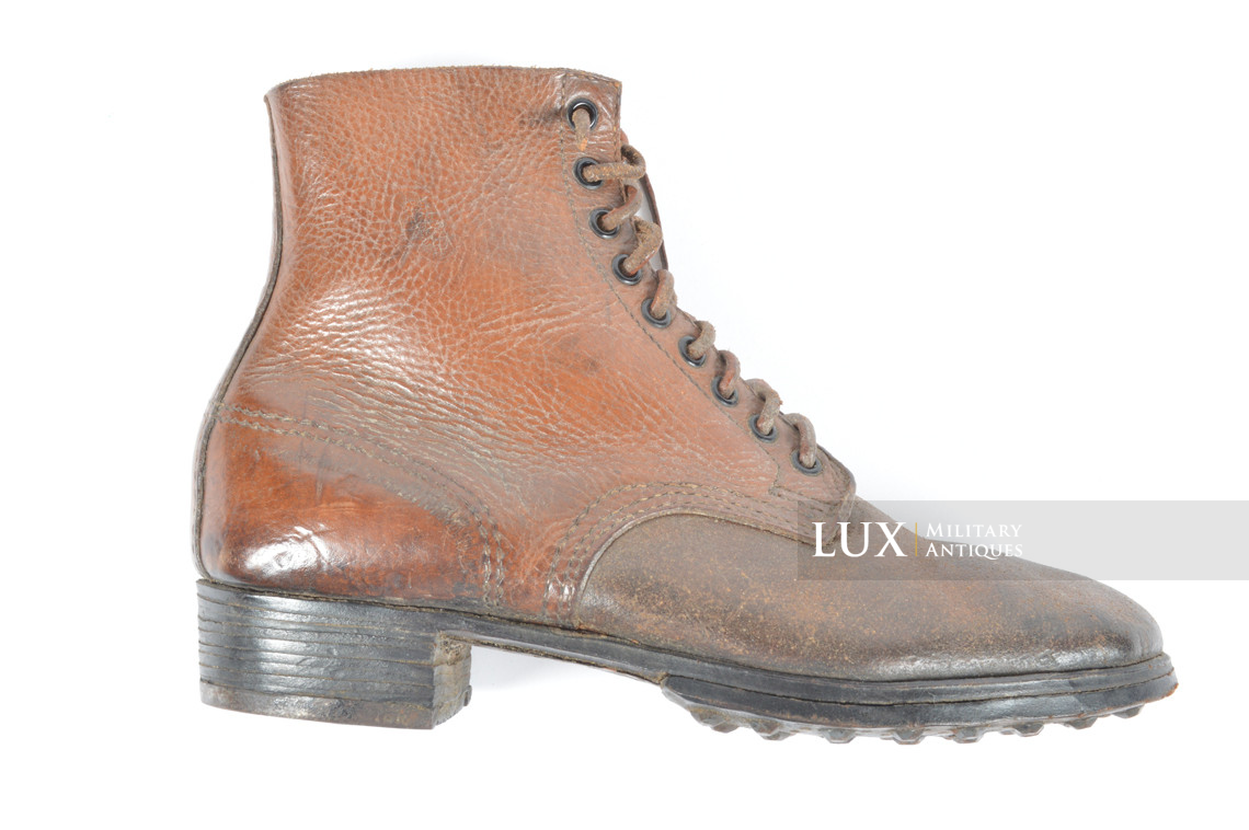 Late-war German low ankle combat boots, « 1944 » - photo 8
