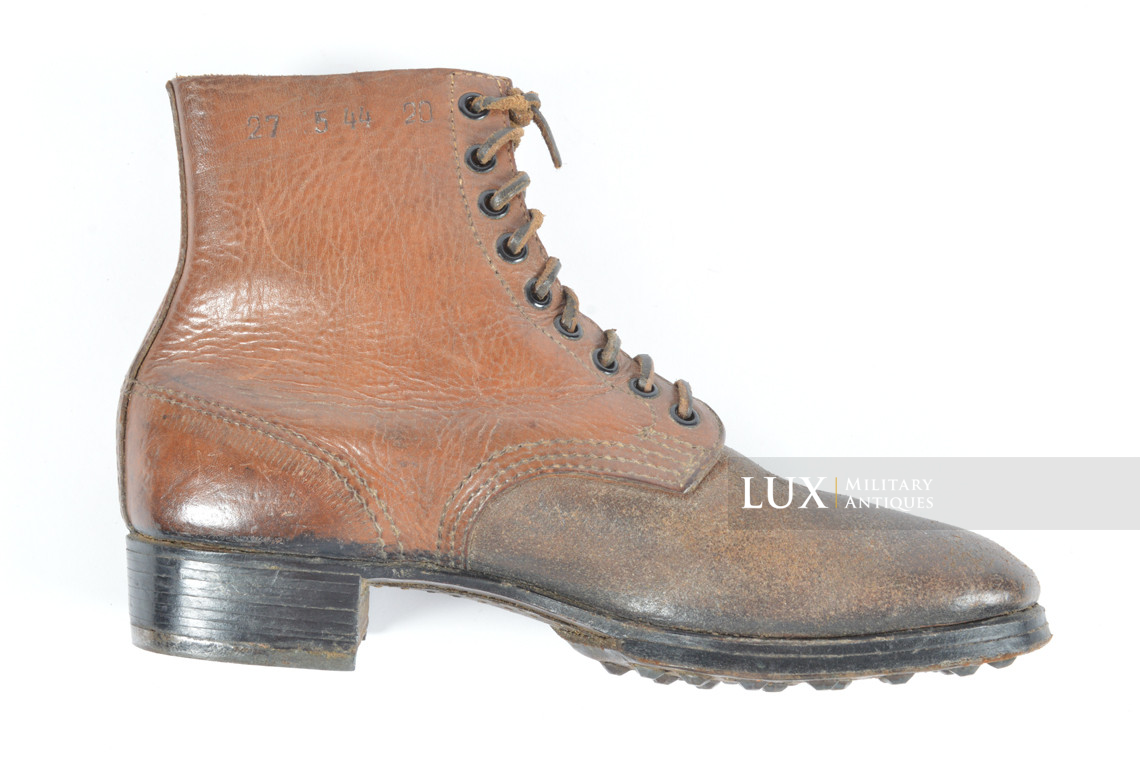Late-war German low ankle combat boots, « 1944 » - photo 24