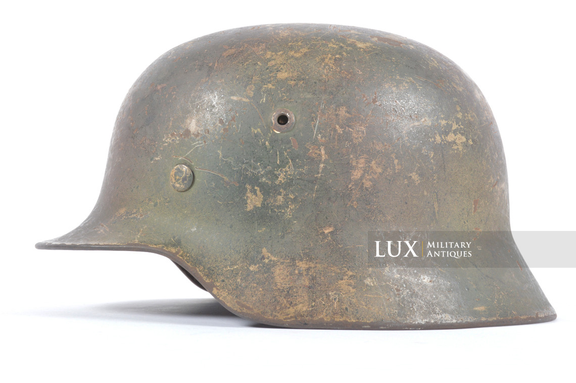 Unique casque M35 Luftwaffe camouflé trois tons « Normandie » - photo 8