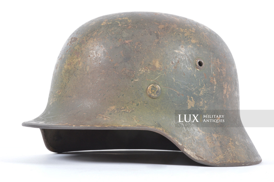 Unique casque M35 Luftwaffe camouflé trois tons « Normandie » - photo 9