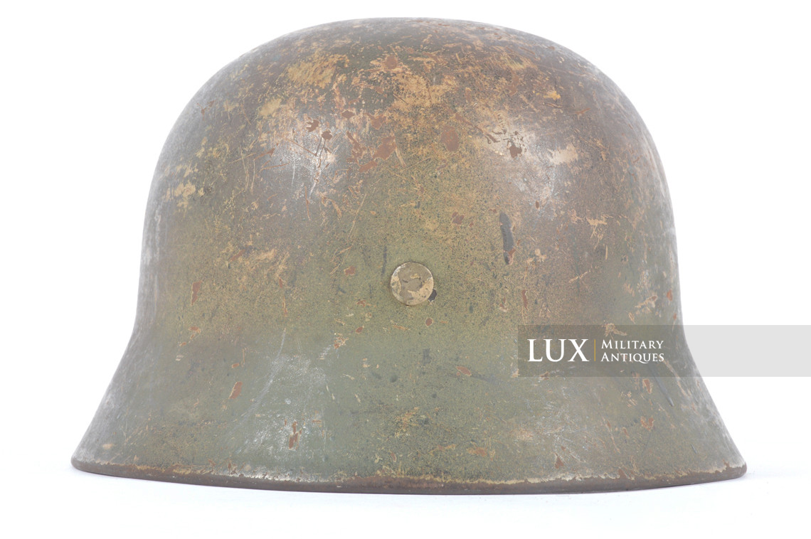 Unique M35 Luftwaffe Normandy three-tone camouflage combat helmet - photo 14