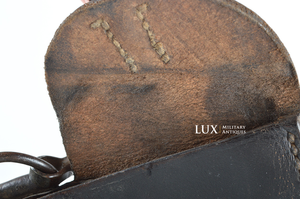 Housse de pelle pionnier Luftwaffe en cuir, « BAL » - photo 13