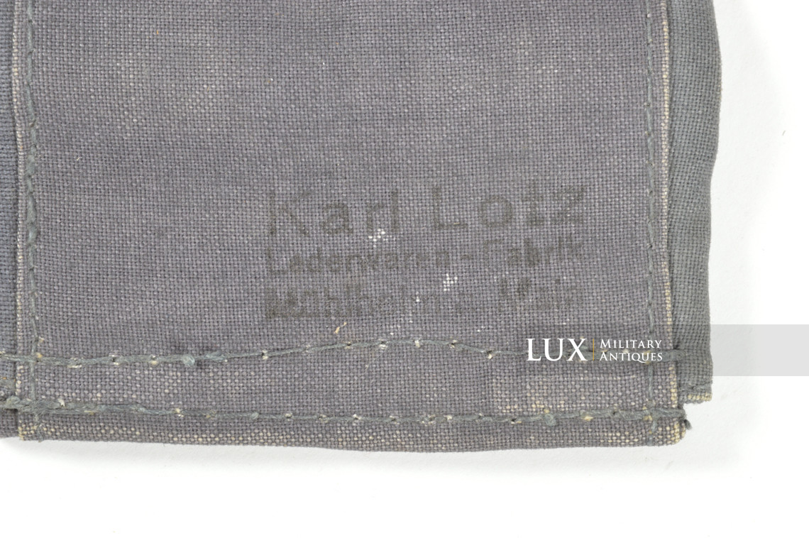 German paratrooper's k98 blue ammunition bandoleer, « Karl Lotz » - photo 17