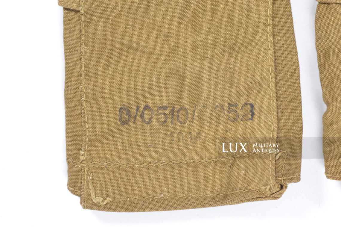 Late-war paratrooper's k98 tan ammunition bandoleer, « 1944 » - photo 17