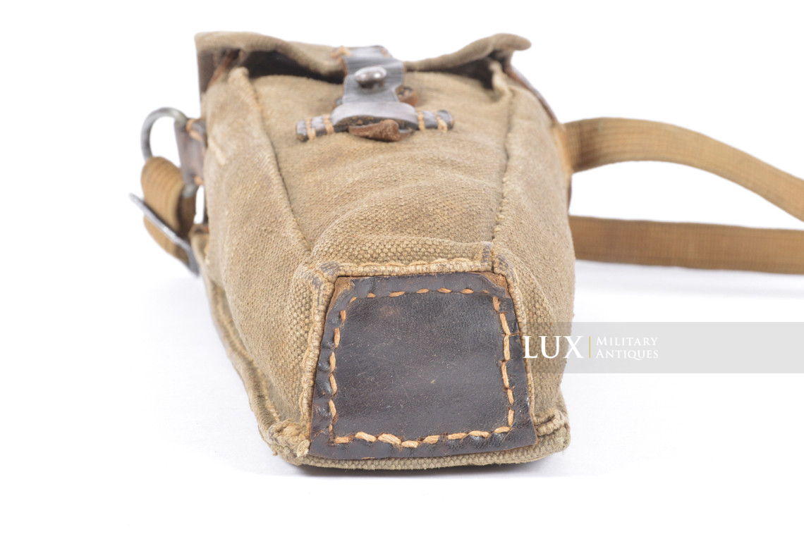 Very rare German K98 grenade launcher pouch in green canvas, « bla1943 » - photo 14