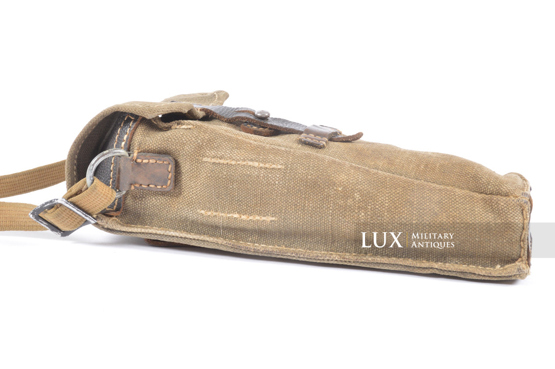 Very rare German K98 grenade launcher pouch in green canvas, « bla1943 » - photo 15