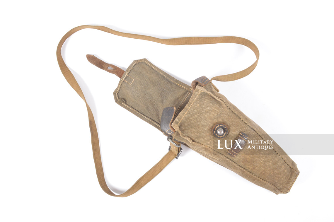 Very rare German K98 grenade launcher pouch in green canvas, « bla1943 » - photo 18