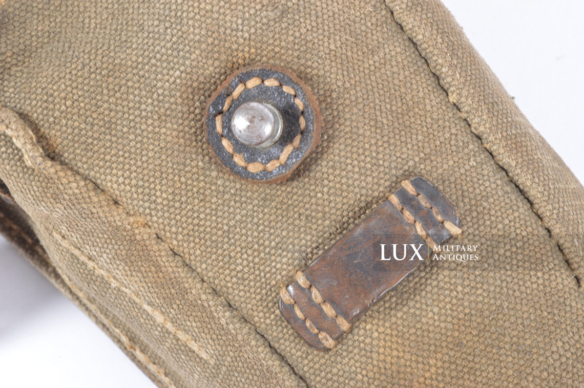 Very rare German K98 grenade launcher pouch in green canvas, « bla1943 » - photo 19