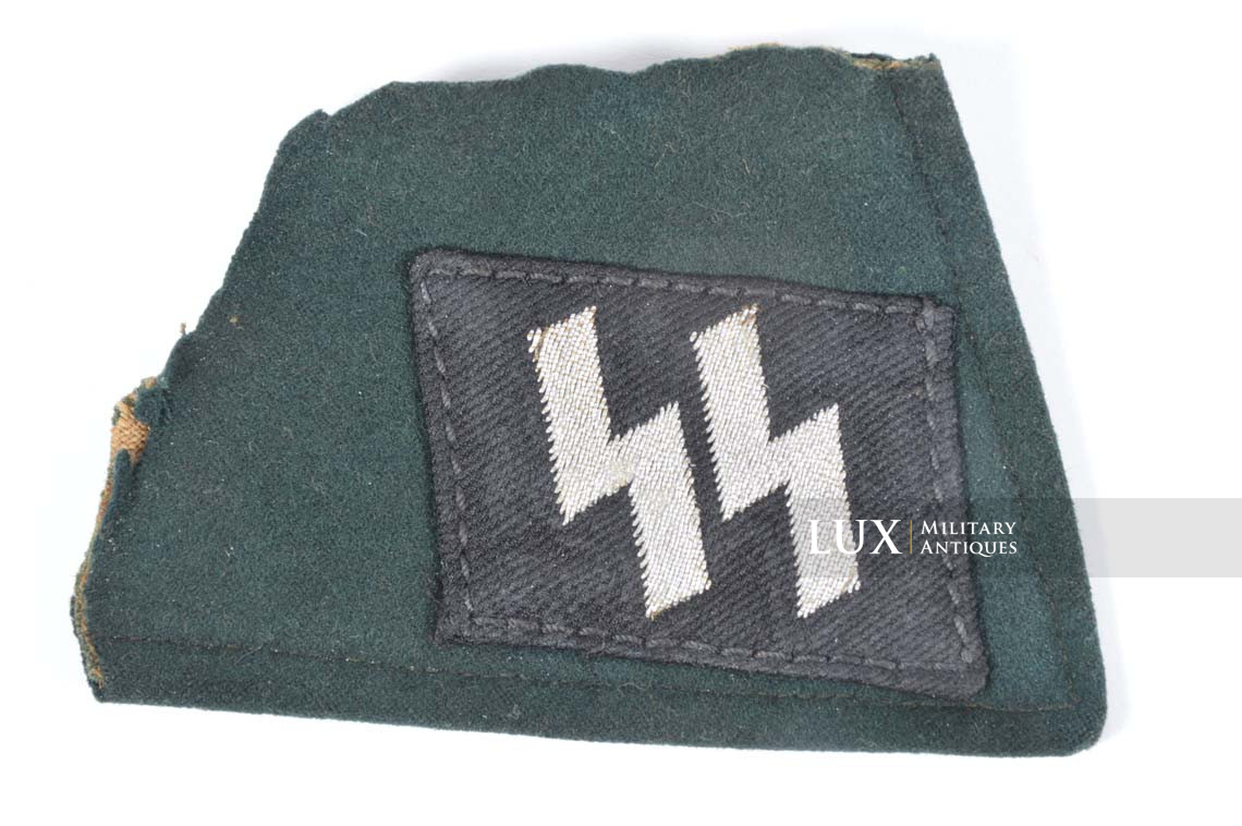 Waffen-SS officers flatwire collar tab cut off, « GI's Souvenir » - photo 4