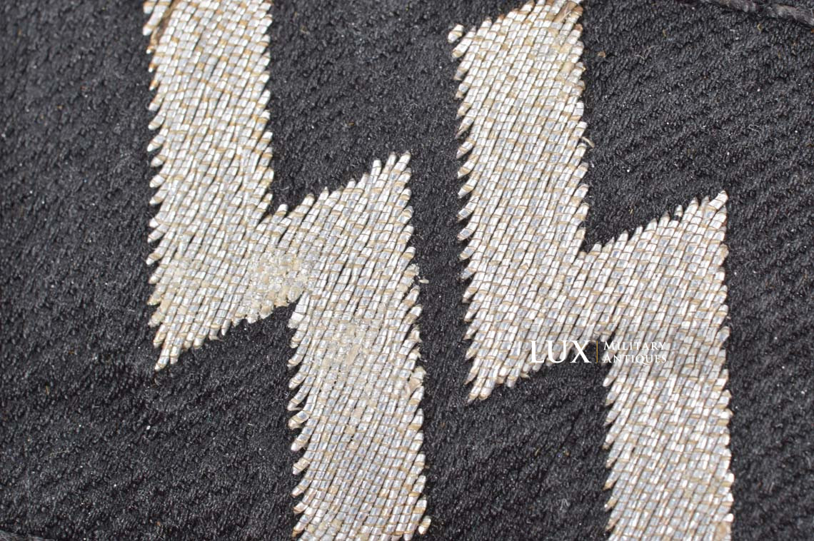 Waffen-SS officers flatwire collar tab cut off, « GI's Souvenir » - photo 8