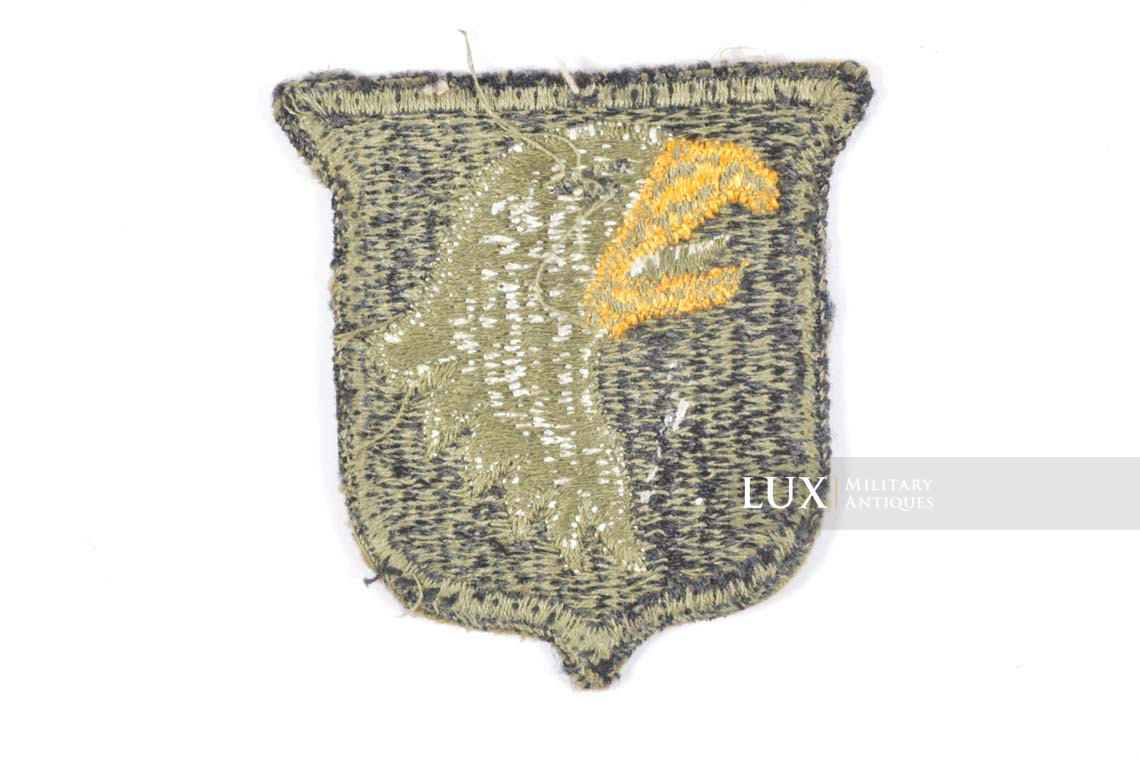 Insigne d’épaule US, 101st Airborne Division, « langue blanche / dos vert » - photo 7