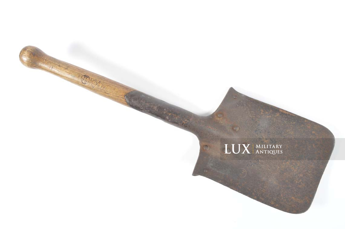 Rare early Waffen-SS special issue e-tool / shovel , « SS 93/34 RZM » - photo 4