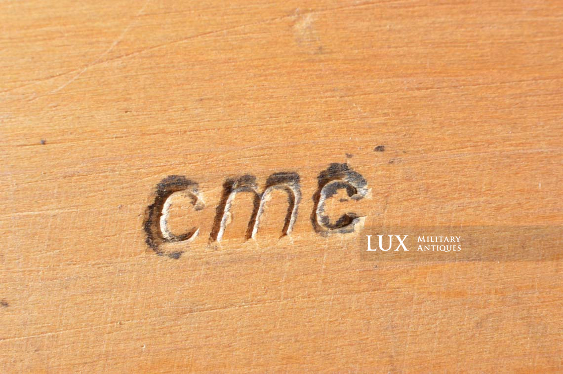 Porte carte pliant en bois pour officier allemand, « cme » - photo 14