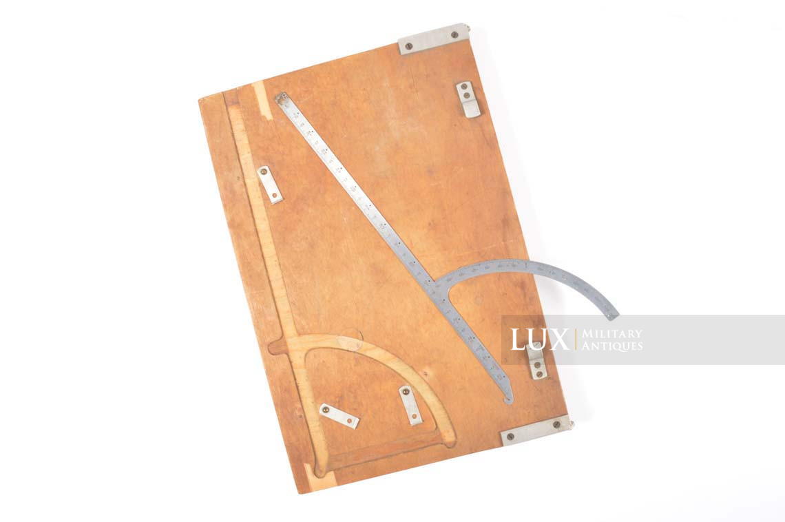 Porte carte pliant en bois pour officier allemand, « cme » - photo 7