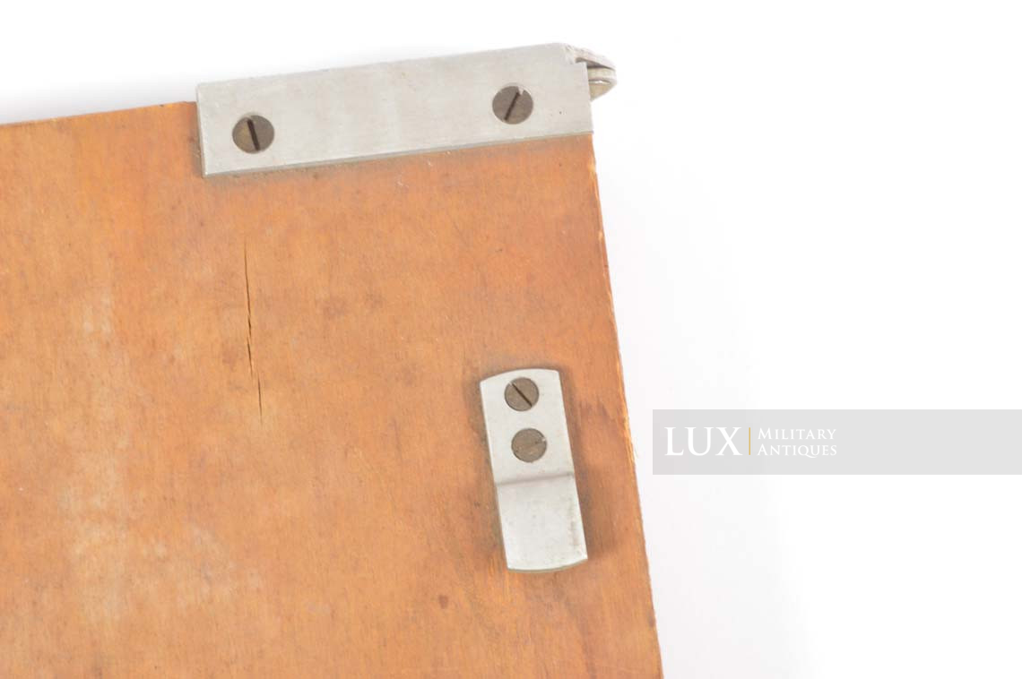 Porte carte pliant en bois pour officier allemand, « cme » - photo 11