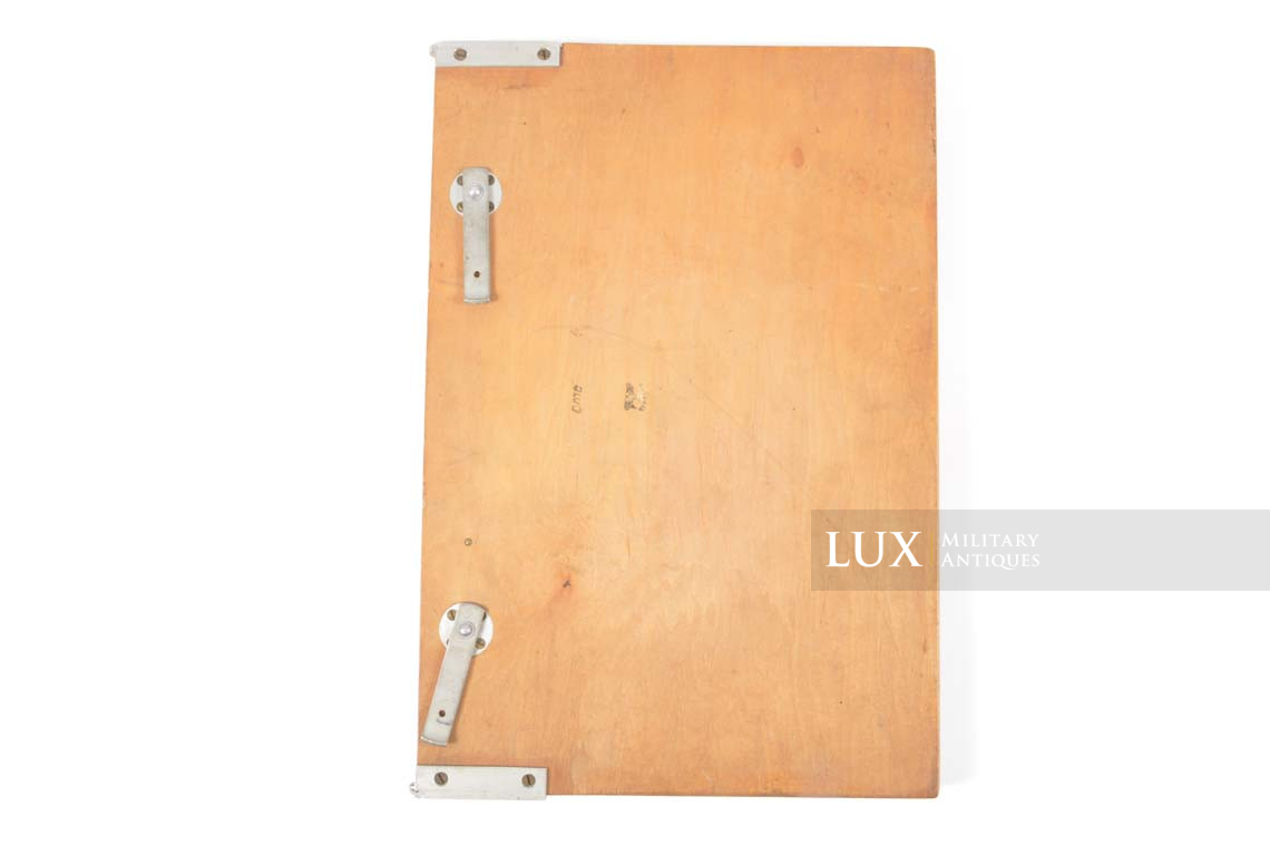 Porte carte pliant en bois pour officier allemand, « cme » - photo 13