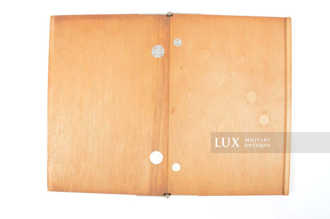 Porte carte pliant en bois pour officier allemand, « cme » - photo 16