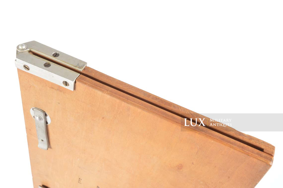 Porte carte pliant en bois pour officier allemand, « cme » - photo 18