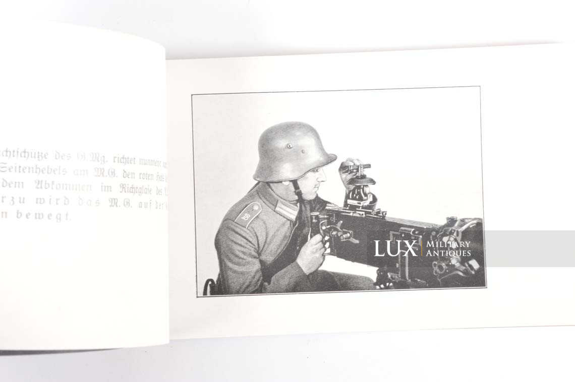 German M.G. weapons fire training photo booklet, « 1932 » - photo 11