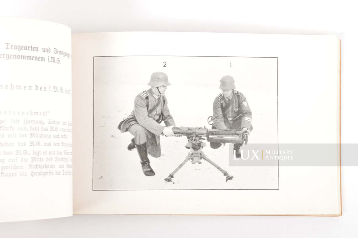 German M.G. weapons maneuverability / transport training photo booklet, « 1933 » - photo 12
