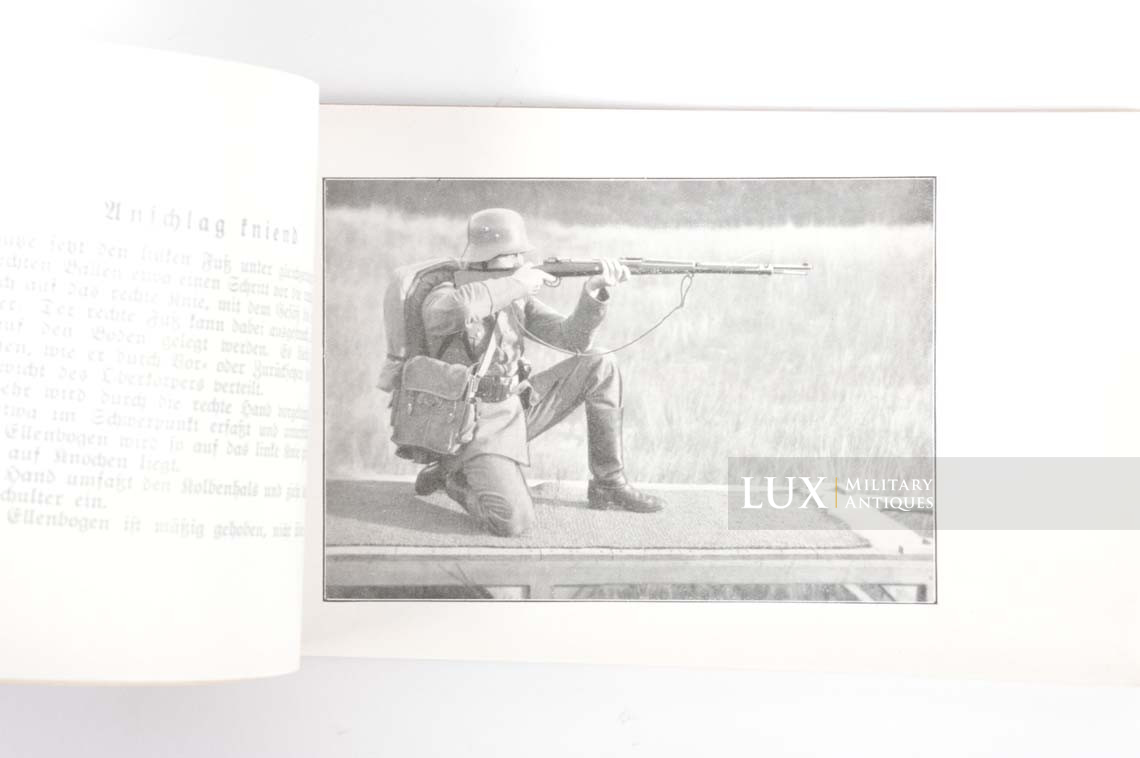 German k98 weapons training photo booklet, « 1932 » - photo 11