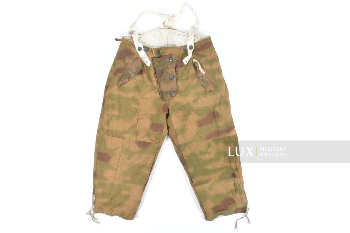 German tan & water camouflage pattern winter reversible combat trousers, « US veteran acquired » - photo 4