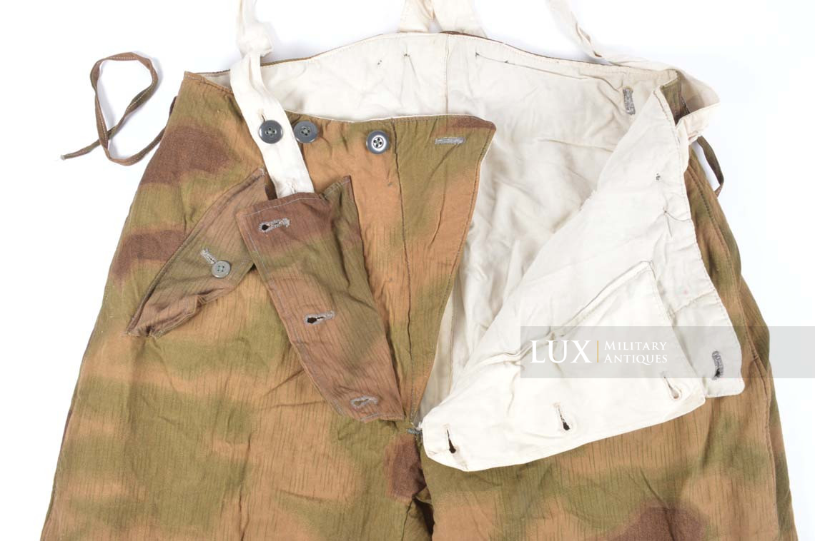 German tan & water camouflage pattern winter reversible combat trousers, « US veteran acquired » - photo 13