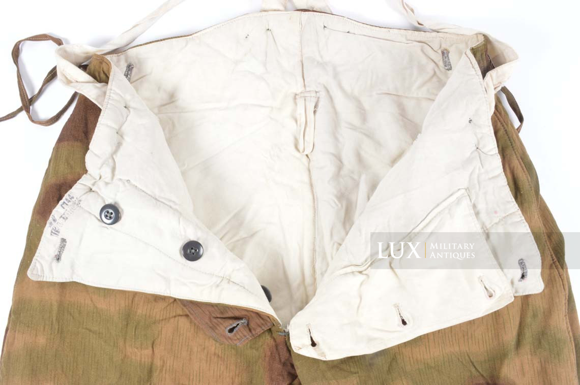 German tan & water camouflage pattern winter reversible combat trousers, « US veteran acquired » - photo 14