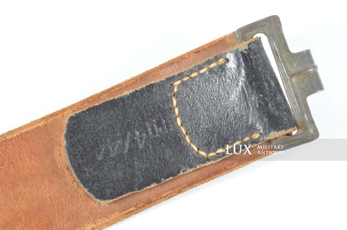 German late-war leather belt, « erg4/44 » - photo 9