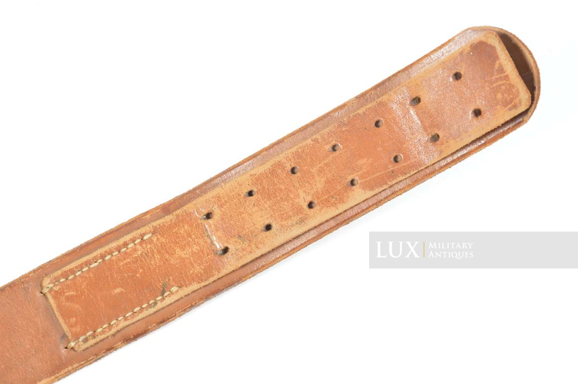 German late-war leather belt, « erg4/44 » - photo 13