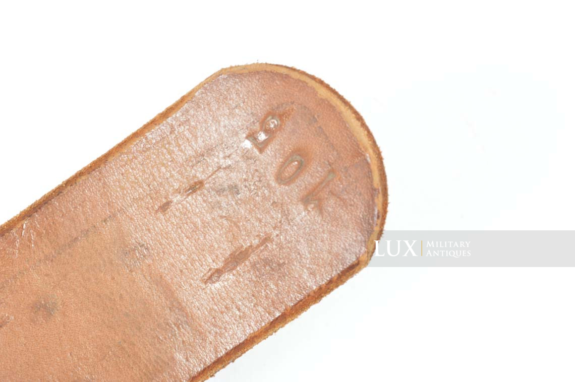 German late-war leather belt, « erg4/44 » - photo 14