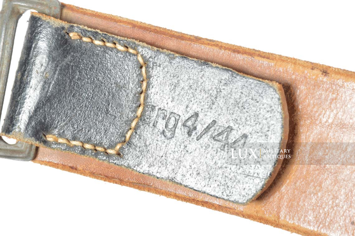 German late-war leather belt, « erg4/44 » - photo 10