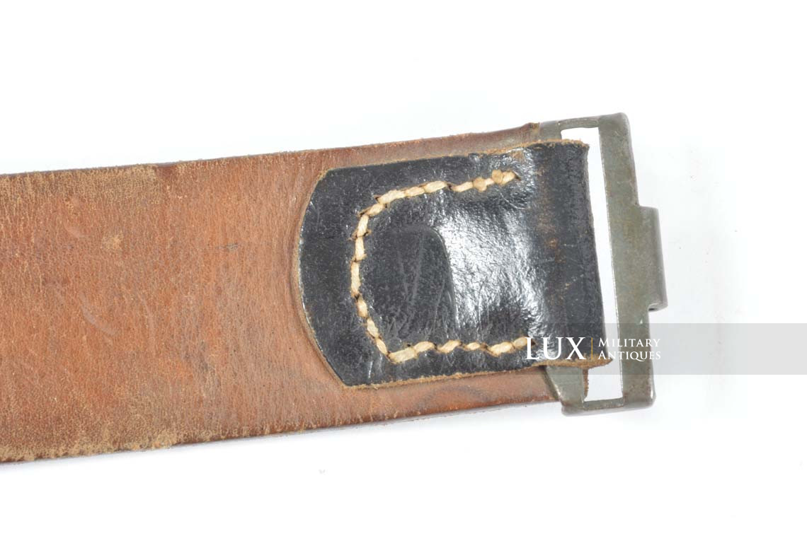 German late-war leather belt, RBNr « 0/0350/0227 » - photo 9