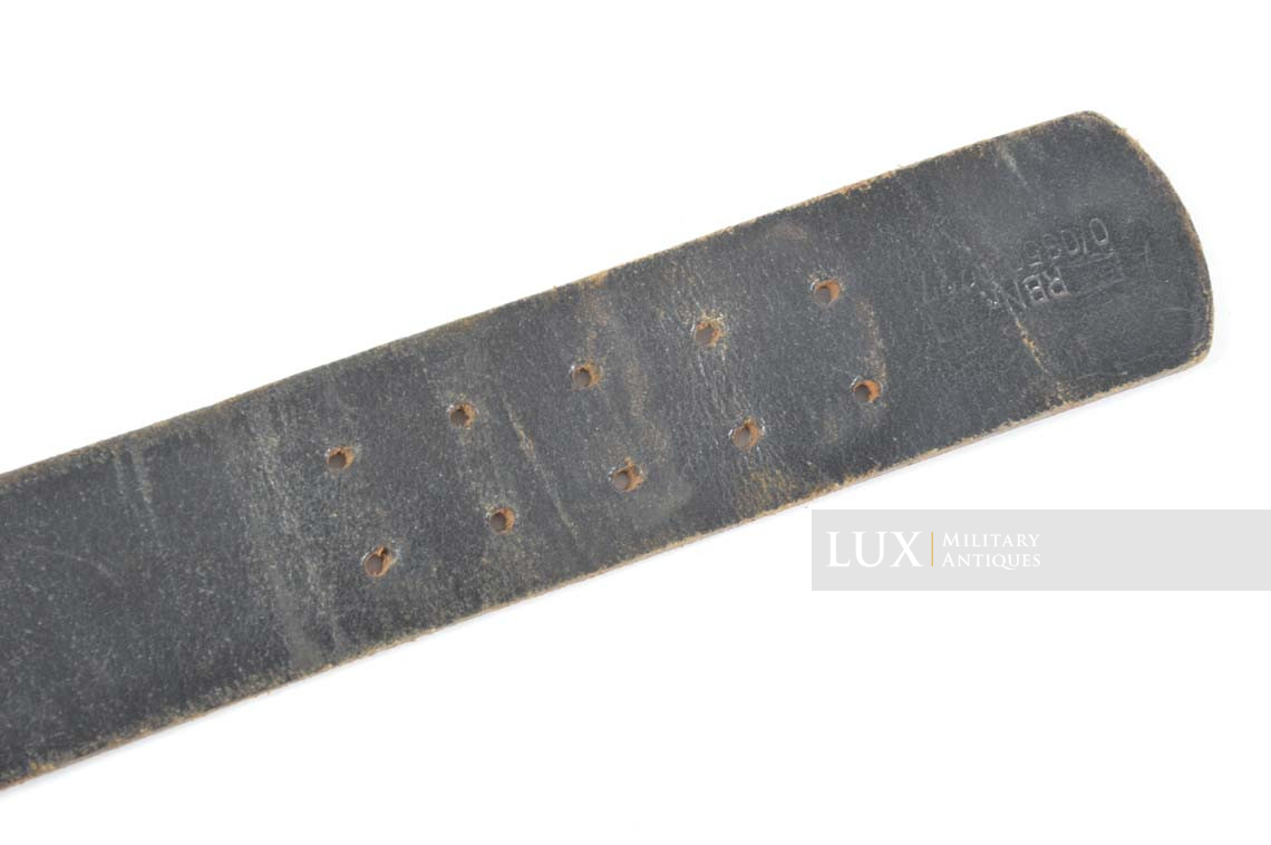 German late-war leather belt, RBNr « 0/0350/0227 » - photo 10