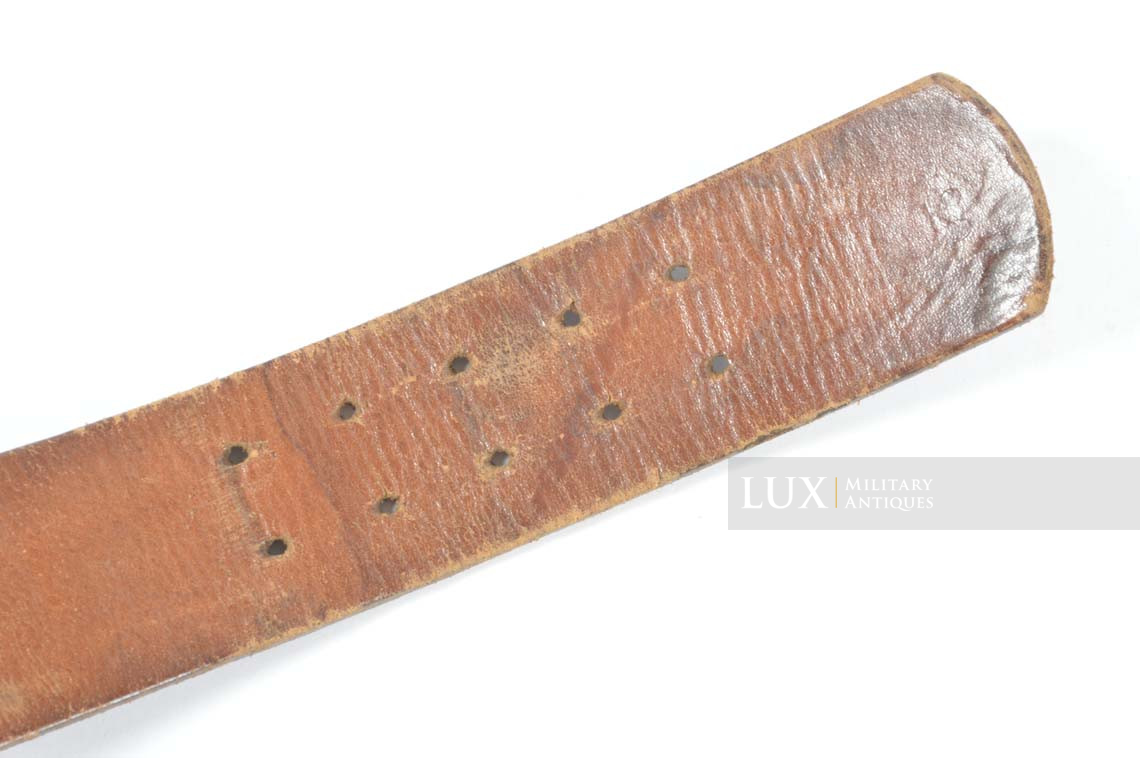 German late-war leather belt, RBNr « 0/0350/0227 » - photo 12