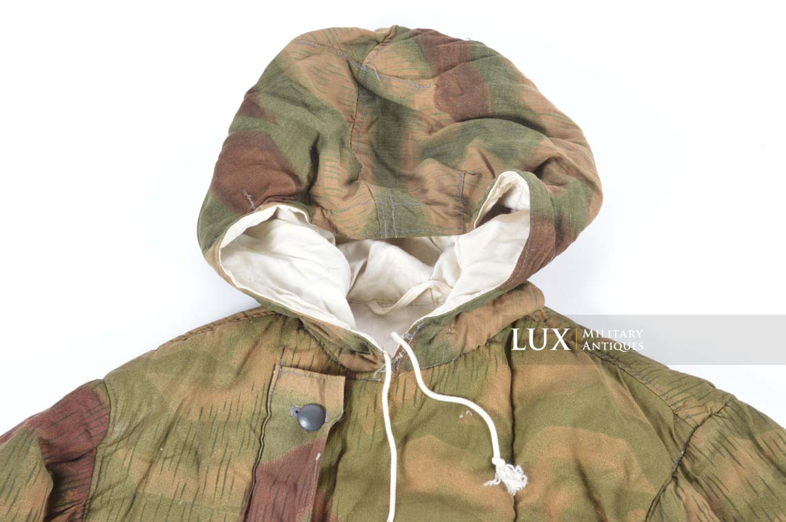 German Heer / Luftwaffe tan & water pattern reversible to white winter camouflage parka, « RBNr » - photo 11