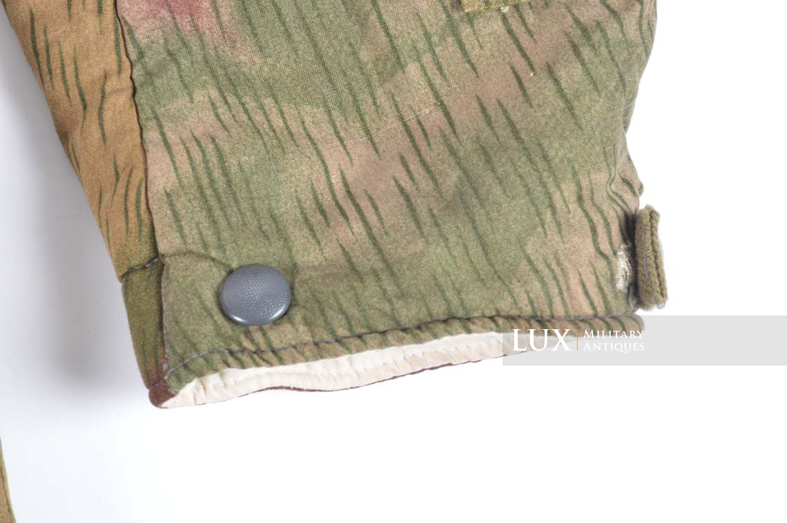 German Heer / Luftwaffe tan & water pattern reversible to white winter camouflage parka, « RBNr » - photo 14