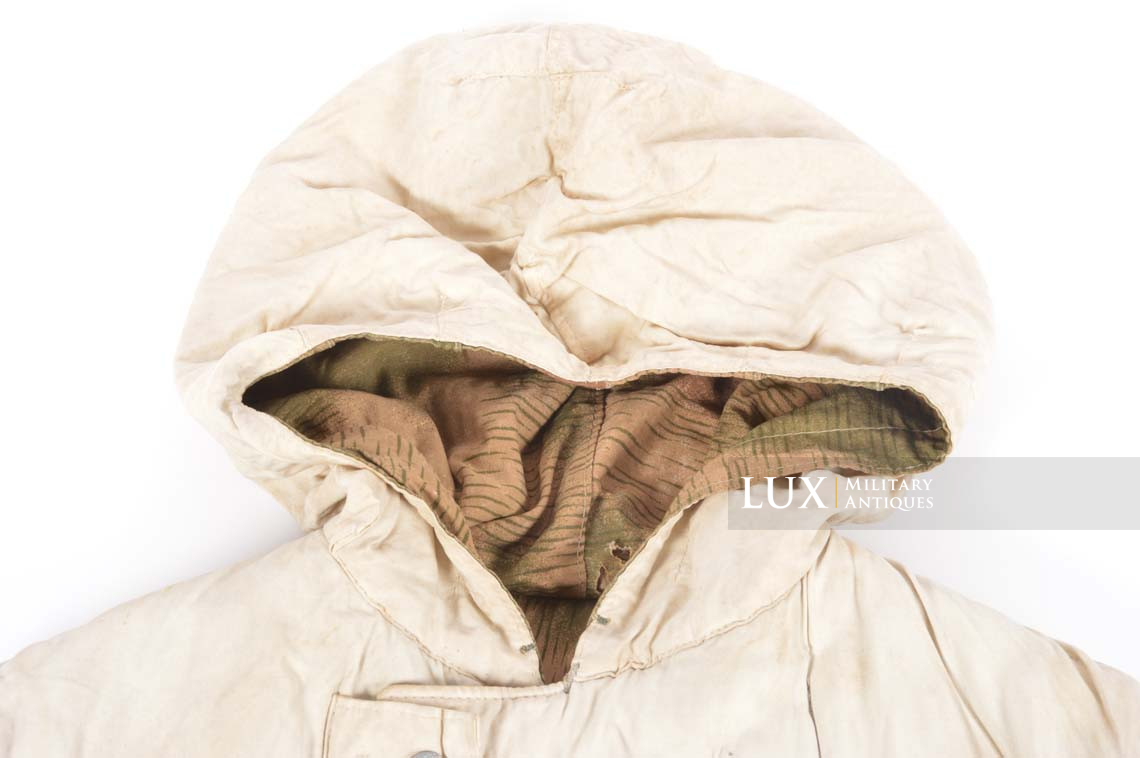 German Heer / Luftwaffe tan & water pattern reversible to white winter camouflage parka - photo 31