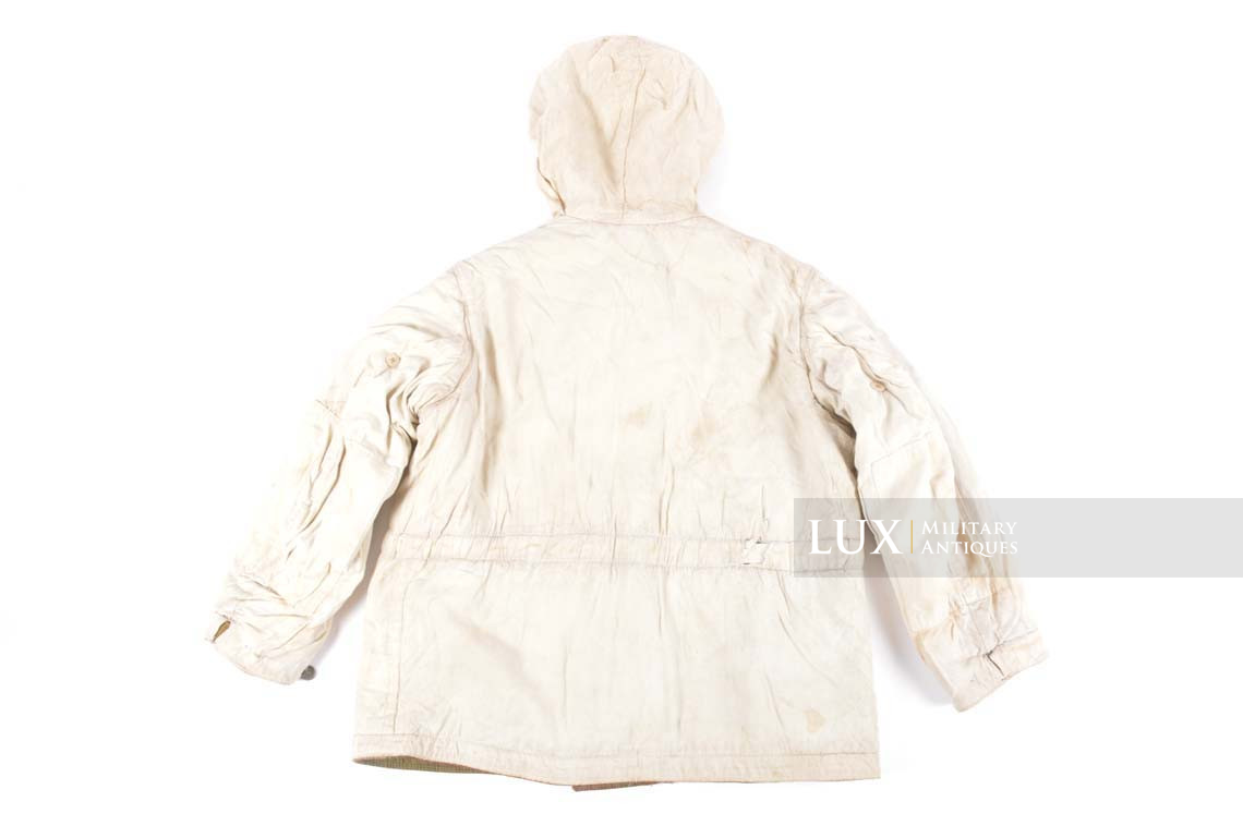 German Heer / Luftwaffe tan & water pattern reversible to white winter camouflage parka - photo 32