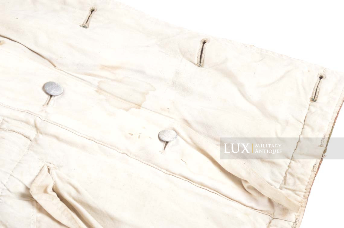 German Heer / Luftwaffe tan & water pattern reversible to white winter camouflage parka - photo 20